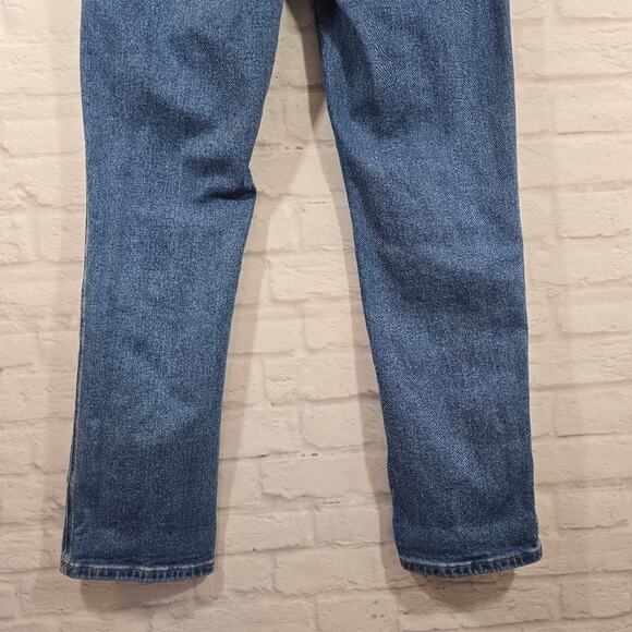 W Mica Los Angeles HIGH RISE UTILITY BF JOGGER Elastic Waist Denim Pants Size S - Picture 7 of 9